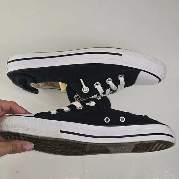 Converse‎ Chuck Taylor All Star Shoreline Sneaker Black Women's Size 10 Slip On - Picture 5 of 10